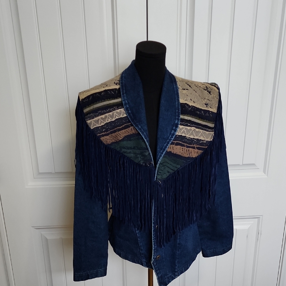 Vintage Womens Apache Fringe Jacket
